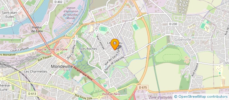 localisation de l'entreprise MONSIEUR RAPHAEL ORTEGO  MONDEVILLE