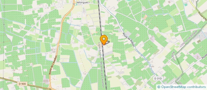 localisation de l'entreprise MONSIEUR RAPHAEL ORTIZ  L'ISLE-SUR-LA-SORGUE