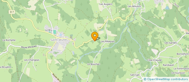 localisation de l'entreprise MONSIEUR RAPHAEL PABIOU  SAINT-JEURES