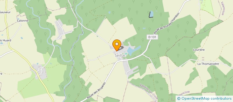 localisation de l'entreprise MONSIEUR RAPHAEL PACCHIANI  VALLOIRE-SUR-CISSE