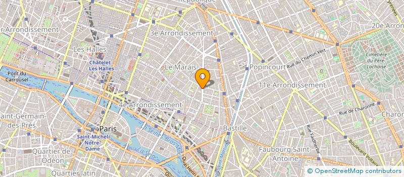 localisation de l'entreprise MONSIEUR RAPHAEL PACHIERO  PARIS