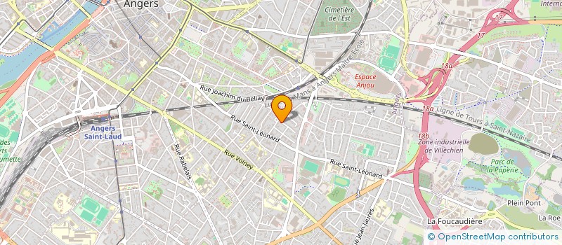 localisation de l'entreprise MONSIEUR RAPHAEL PAIN à ANGERS