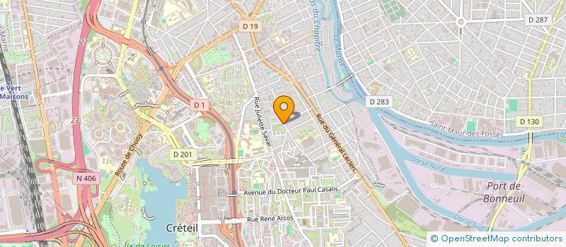 localisation de l'entreprise MONSIEUR RAPHAEL PANOR  CRETEIL