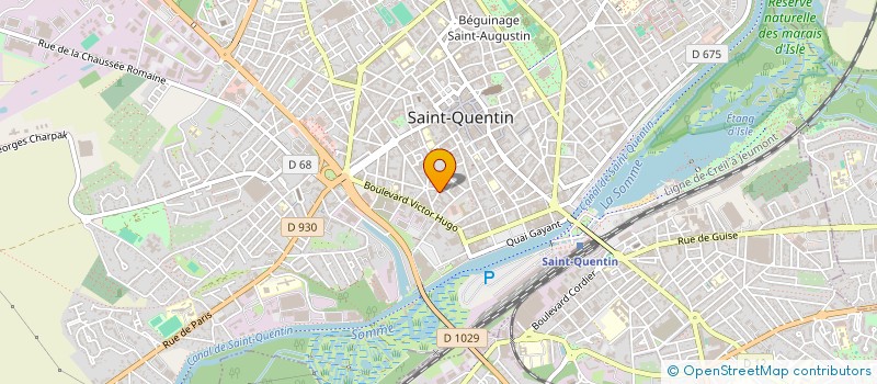 localisation de l'entreprise MONSIEUR RAPHAEL PAQUET à SAINT-QUENTIN