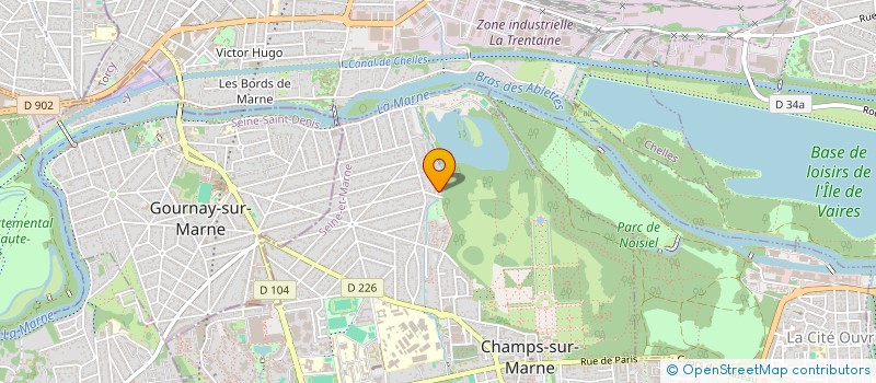 localisation de l'entreprise MONSIEUR RAPHAEL PAQUET  CHAMPS-SUR-MARNE