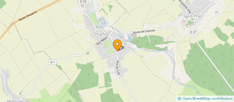 localisation de l'entreprise MONSIEUR RAPHAEL PARENTI  CHAMOY