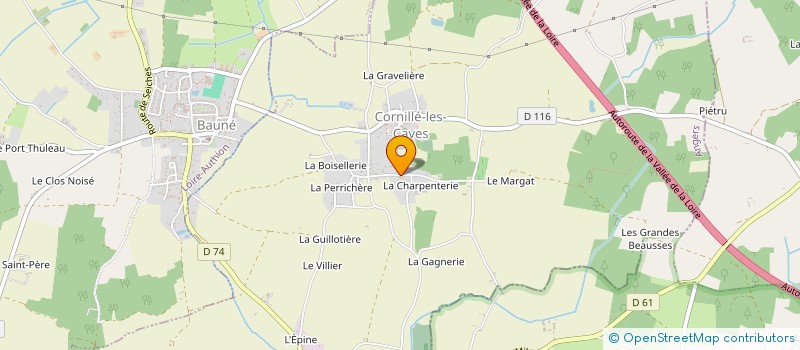 localisation de l'entreprise MONSIEUR RAPHAEL PARIS  CORNILLE-LES-CAVES