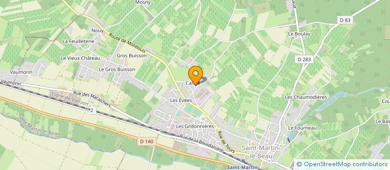 localisation de l'entreprise MONSIEUR RAPHAEL PATIN  SAINT-MARTIN-LE-BEAU