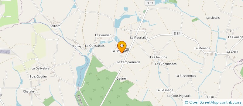 localisation de l'entreprise MONSIEUR RAPHAEL PAUTRAT  ERCE-EN-LAMEE