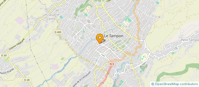 localisation de l'entreprise MONSIEUR RAPHAEL PAYET  LE TAMPON