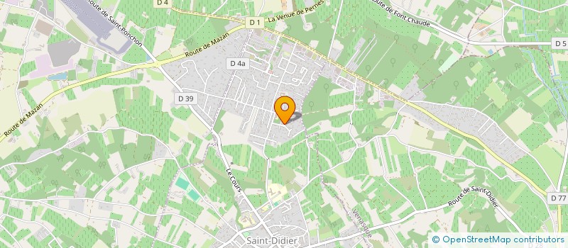 localisation de l'entreprise MONSIEUR RAPHAEL PECOUT  SAINT-DIDIER