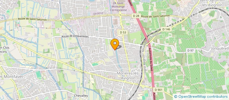 localisation de l'entreprise MONSIEUR RAPHAEL PERDIGUIER  MORIERES-LES-AVIGNON