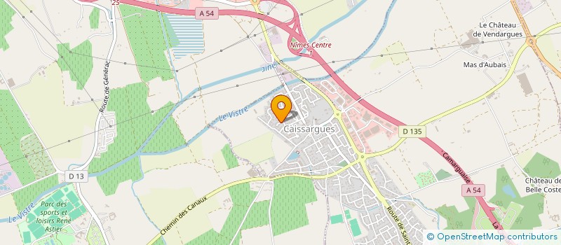 localisation de l'entreprise MONSIEUR RAPHAEL PEREZ  CAISSARGUES