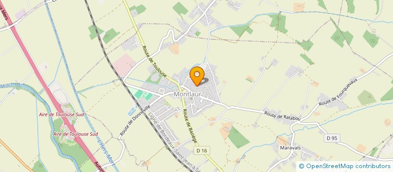 localisation de l'entreprise MONSIEUR RAPHAEL PERIN  MONTLAUR