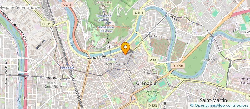 localisation de l'entreprise MONSIEUR RAPHAEL PERISSAT  GRENOBLE