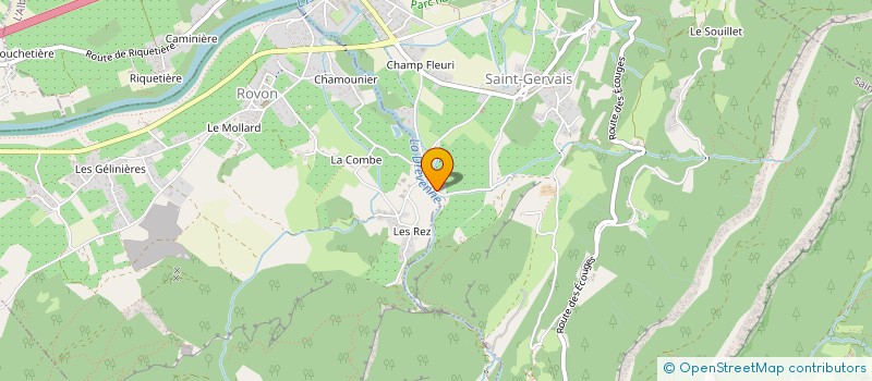 localisation de l'entreprise MONSIEUR RAPHAEL PERRIN  SAINT-GERVAIS