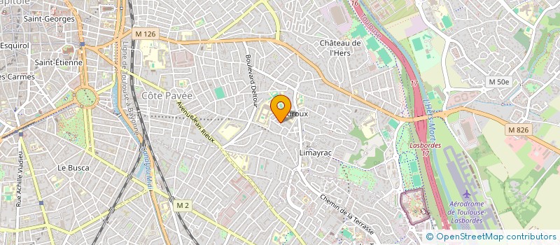 localisation de l'entreprise MONSIEUR RAPHAEL PERROTTO  TOULOUSE