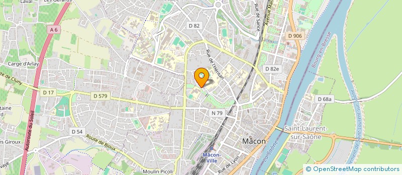 localisation de l'entreprise MONSIEUR RAPHAEL PETIT à MACON