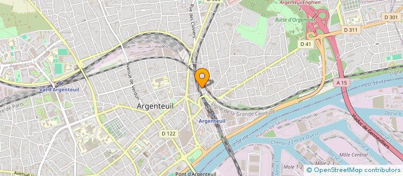 localisation de l'entreprise MONSIEUR RAPHAEL PETIT  ARGENTEUIL