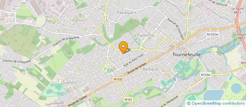 localisation de l'entreprise MONSIEUR RAPHAEL PEZET à TOURNEFEUILLE