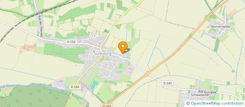 localisation de l'entreprise MONSIEUR RAPHAEL PHILIPPS  SURBOURG