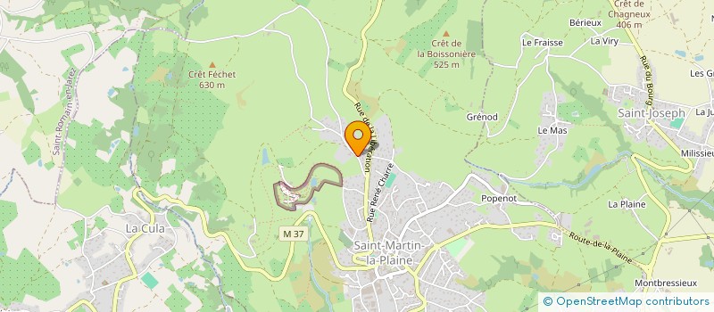 localisation de l'entreprise MONSIEUR RAPHAEL PIEYRE  SAINT-MARTIN-LA-PLAINE