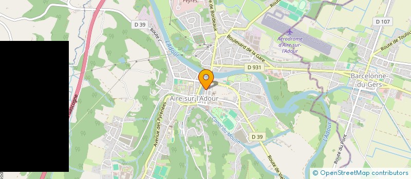 localisation de l'entreprise MONSIEUR RAPHAEL PINERO  AIRE-SUR-L'ADOUR