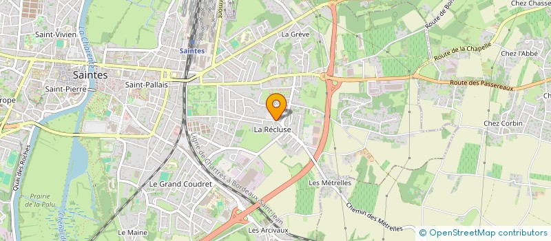 localisation de l'entreprise MONSIEUR RAPHAEL PINSON  SAINTES