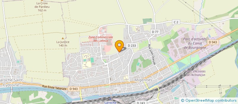 localisation de l'entreprise MONSIEUR RAPHAEL PINTO  MIGENNES