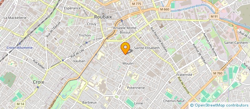 localisation de l'entreprise MONSIEUR RAPHAEL PINTOS à ROUBAIX
