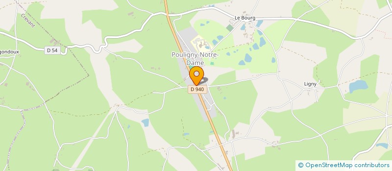 localisation de l'entreprise MONSIEUR RAPHAEL PLAT à POULIGNY-NOTRE-DAME