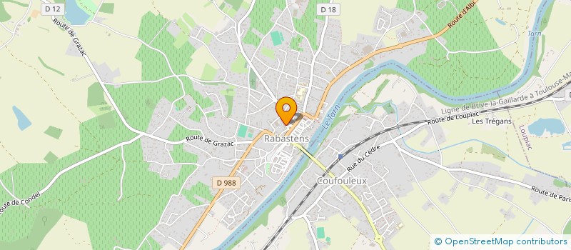 localisation de l'entreprise MONSIEUR RAPHAEL PLUVINAGE à RABASTENS