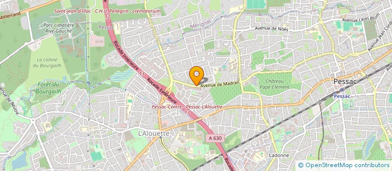 localisation de l'entreprise MONSIEUR RAPHAEL POCA  PESSAC