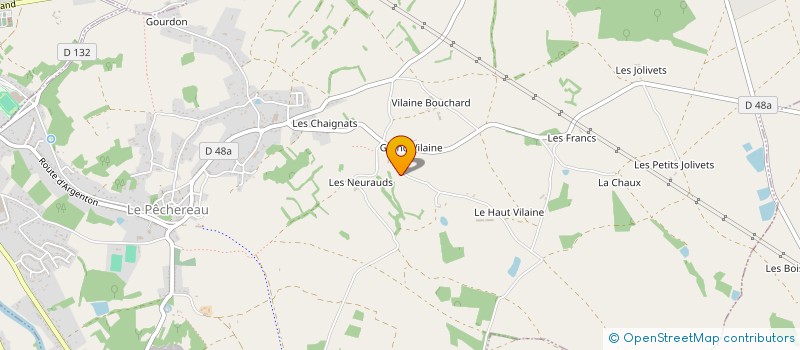 localisation de l'entreprise MONSIEUR RAPHAEL POITRENAUD à LE PECHEREAU