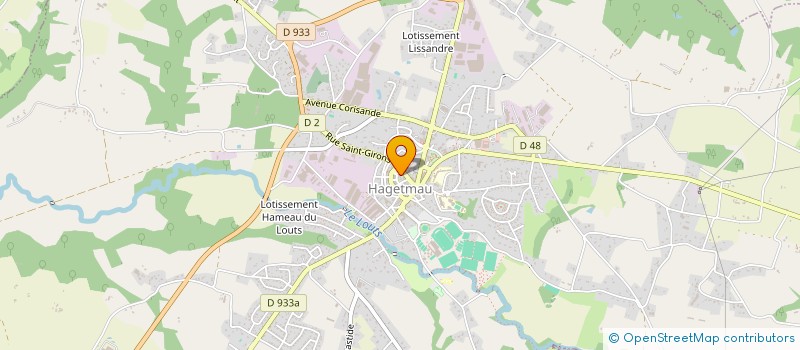 localisation de l'entreprise MONSIEUR RAPHAEL PONS  HAGETMAU