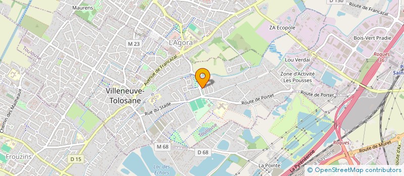 localisation de l'entreprise MONSIEUR RAPHAEL PORRINI à VILLENEUVE-TOLOSANE