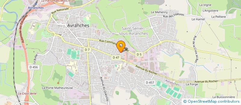 localisation de l'entreprise MONSIEUR RAPHAEL POTIER  AVRANCHES