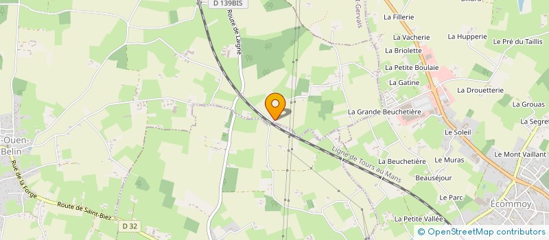 localisation de l'entreprise MONSIEUR RAPHAEL POUPIN  SAINT-BIEZ-EN-BELIN