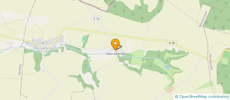 localisation de l'entreprise MONSIEUR RAPHAEL PREVOT  BOUVANCOURT