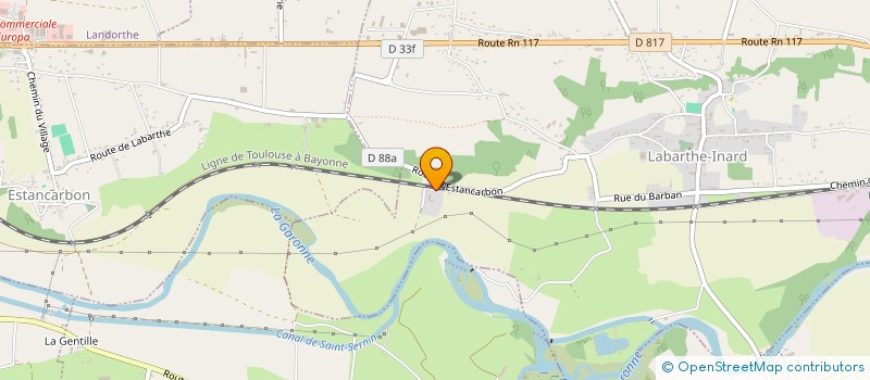 localisation de l'entreprise MONSIEUR RAPHAEL PRIETO  LABARTHE-INARD