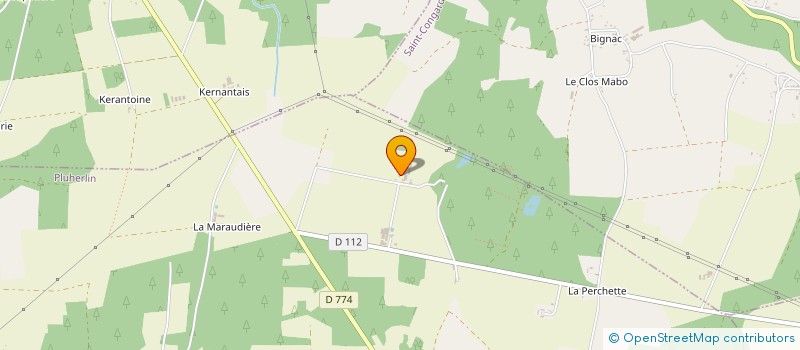 localisation de l'entreprise MONSIEUR RAPHAEL PROU  PLUHERLIN