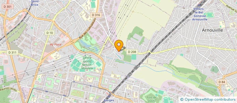 localisation de l'entreprise MONSIEUR RAPHAEL PTIT HADDAD  SARCELLES