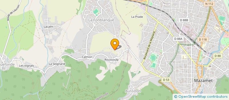 localisation de l'entreprise MONSIEUR RAPHAEL PUERTA à AIGUEFONDE