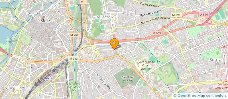 localisation de l'entreprise MONSIEUR RAPHAEL QUINTANA  METZ