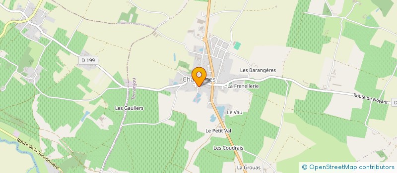 localisation de l'entreprise MONSIEUR RAPHAEL RACINEUX  TERRANJOU