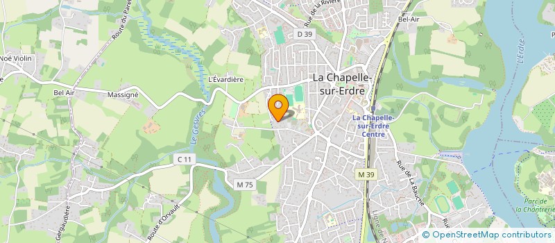 localisation de l'entreprise MONSIEUR RAPHAEL RAIMBAULT à LA CHAPELLE-SUR-ERDRE