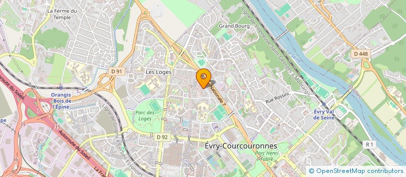 localisation de l'entreprise MONSIEUR RAPHAEL RAKOTONDRASOA  EVRY-COURCOURONNES