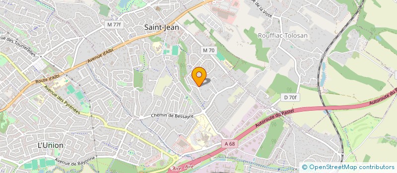 localisation de l'entreprise MONSIEUR RAPHAEL RAMOS  GRAGNAGUE