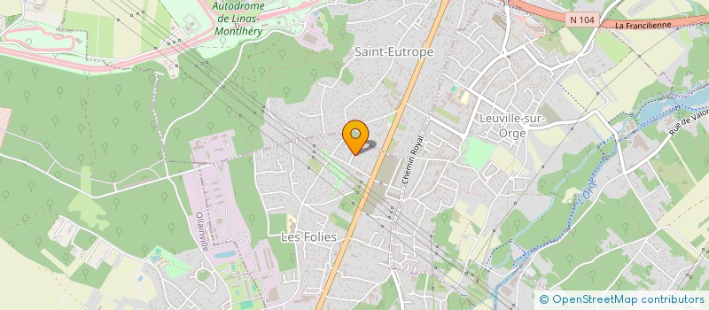 localisation de l'entreprise MONSIEUR RAPHAEL RANDRIAMBOLOLONA  SAINT-GERMAIN-LES-ARPAJON