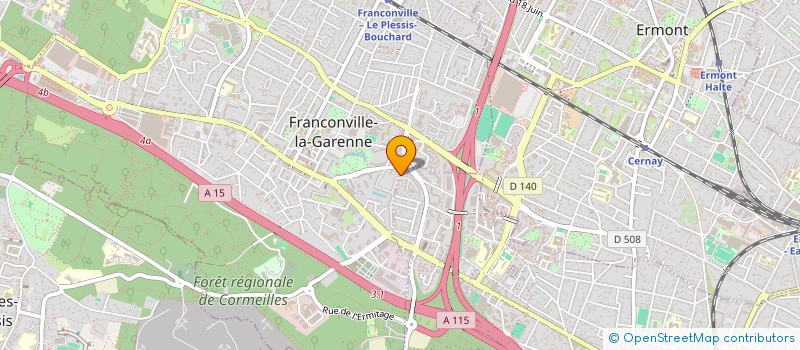 localisation de l'entreprise MONSIEUR RAPHAEL RAO-TRAVERSIAN  SANNOIS